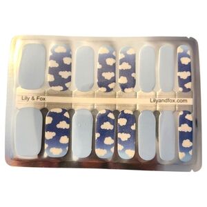 Lily & Fox Blue Cloud Nail Wraps